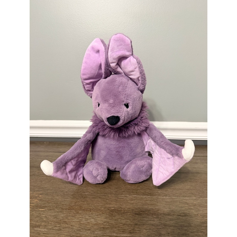 Gigglescape Purple‎ Bat with Faux Fur Plush